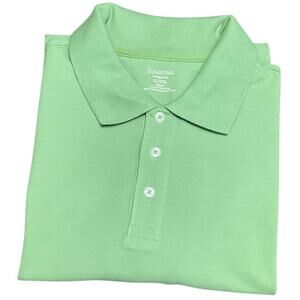 St John’s Bay Men’s Polo Shirt Green Size XLT NEW